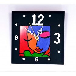 28. Reloj pared cuadrado 18x18cm. Frida