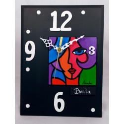 21. Reloj vertical adaptable (pared o sobremesa) 20x15cm. Olivia